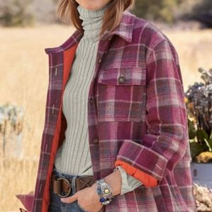 Sundance Prima Plaid Coat/Jacket - Size XS